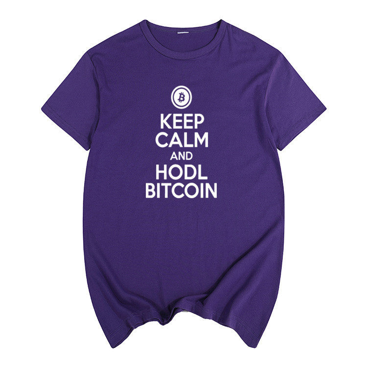 Camisa Keep Calm and Hodl Bitcoin