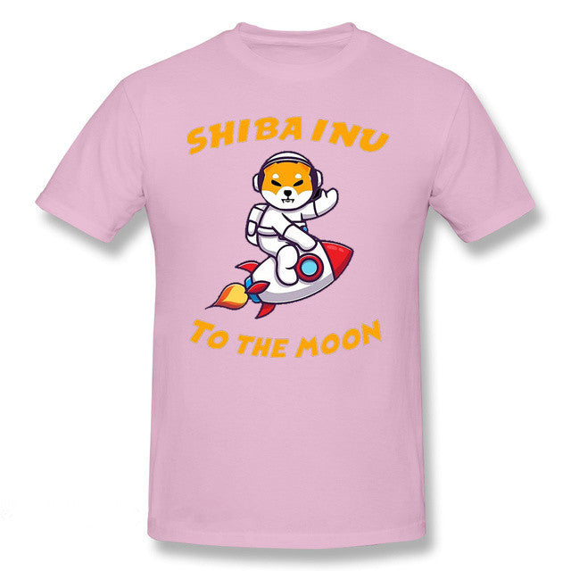 Camisa Shiba Inu Na Lua