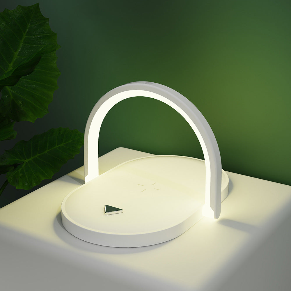 15W Wireless Charging Station + Night Light and Reading Lamp
 Practicality, style and technology in one place!