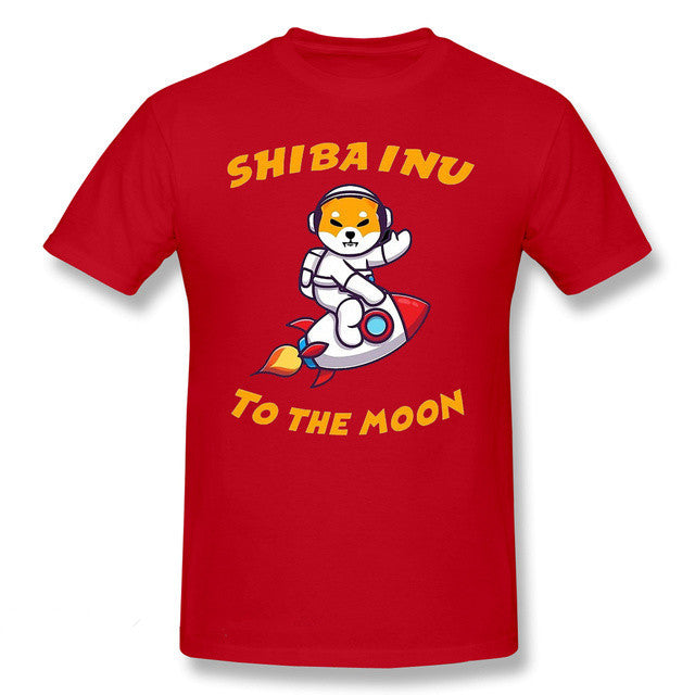 Camisa Shiba Inu Na Lua