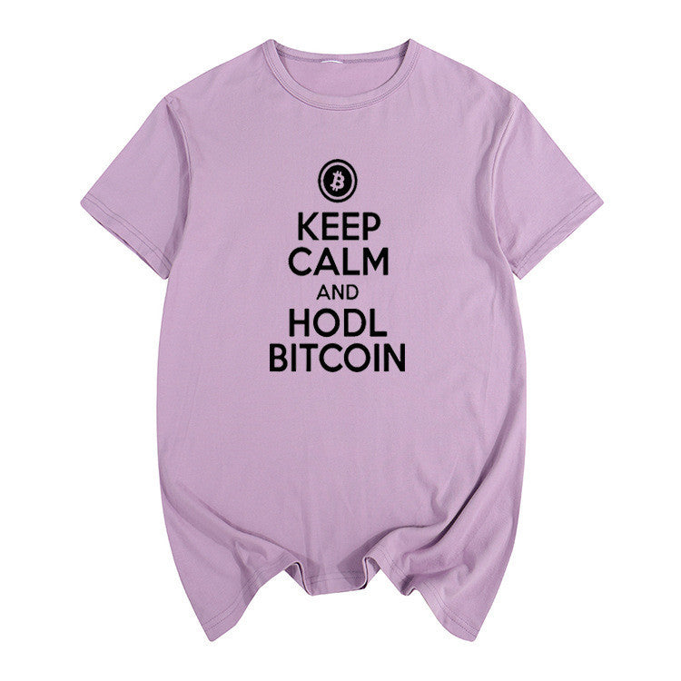 Camisa Keep Calm and Hodl Bitcoin