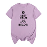 Camisa Keep Calm and Hodl Bitcoin