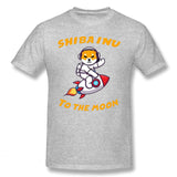 Camisa Shiba Inu Na Lua