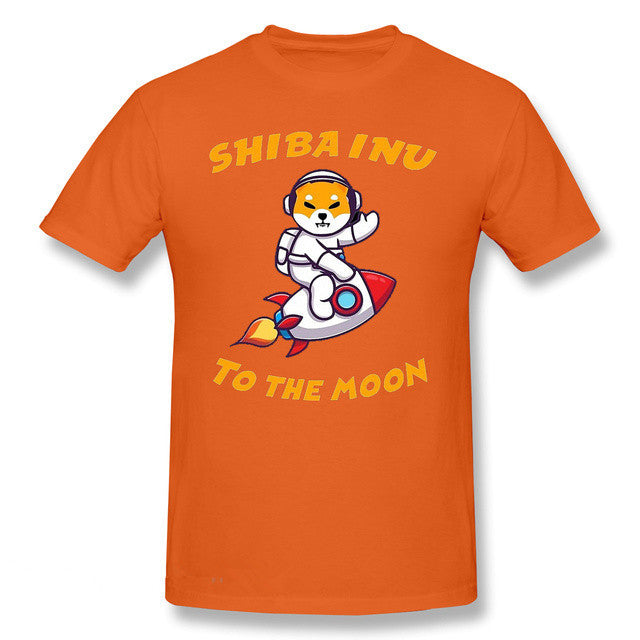 Camisa Shiba Inu Na Lua