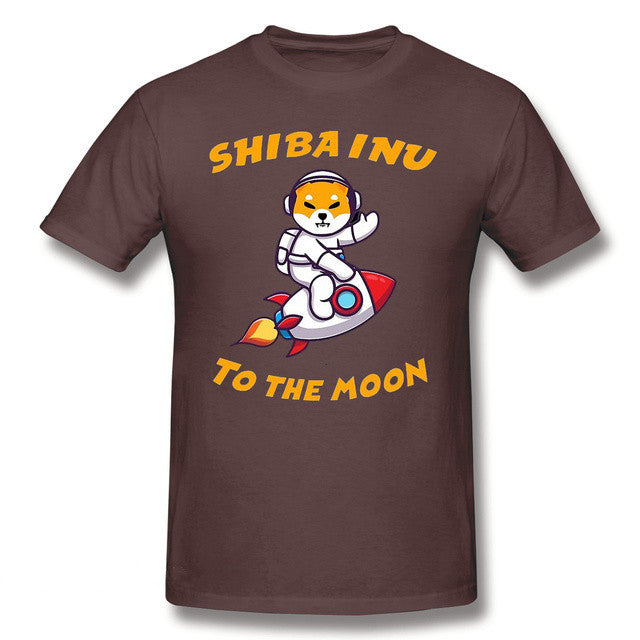 Camisa Shiba Inu Na Lua
