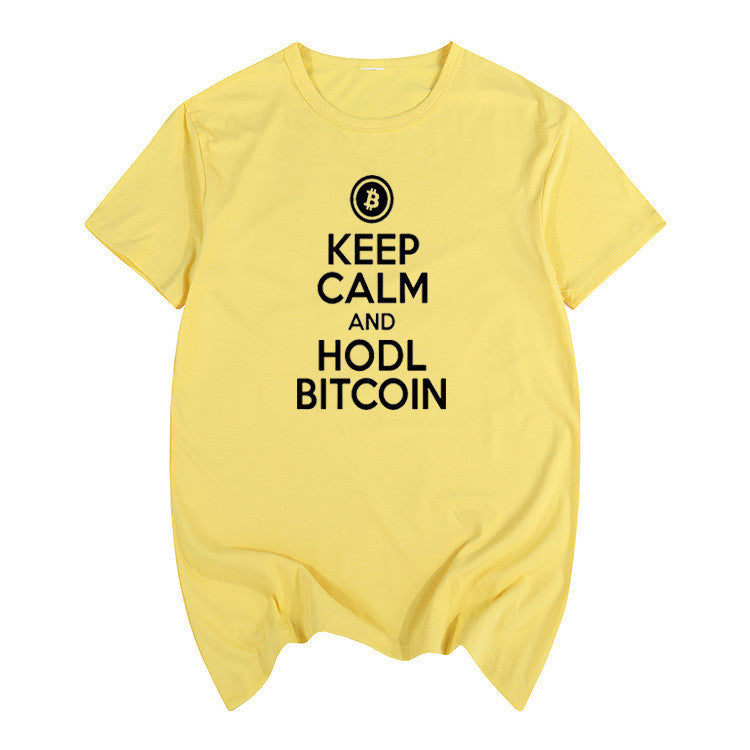 Camisa Keep Calm and Hodl Bitcoin