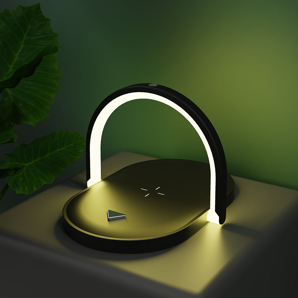 15W Wireless Charging Station + Night Light and Reading Lamp
 Practicality, style and technology in one place!