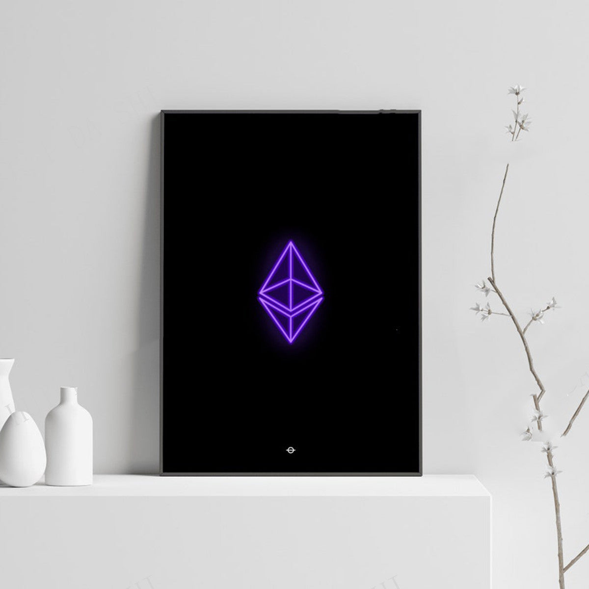 Crypto Holographic Poster Art Board 