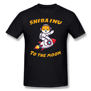 Camisa Shiba Inu Na Lua