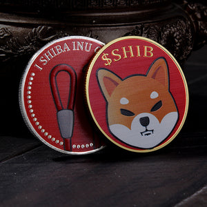 Moeda de Metal Shiba Inu
