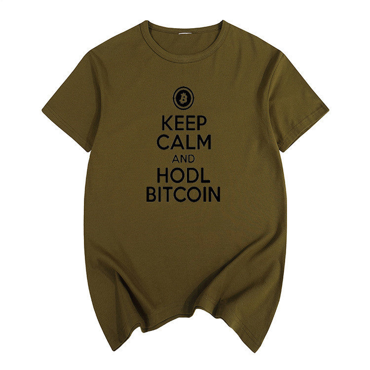 Camisa Keep Calm and Hodl Bitcoin