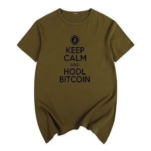 Camisa Keep Calm and Hodl Bitcoin