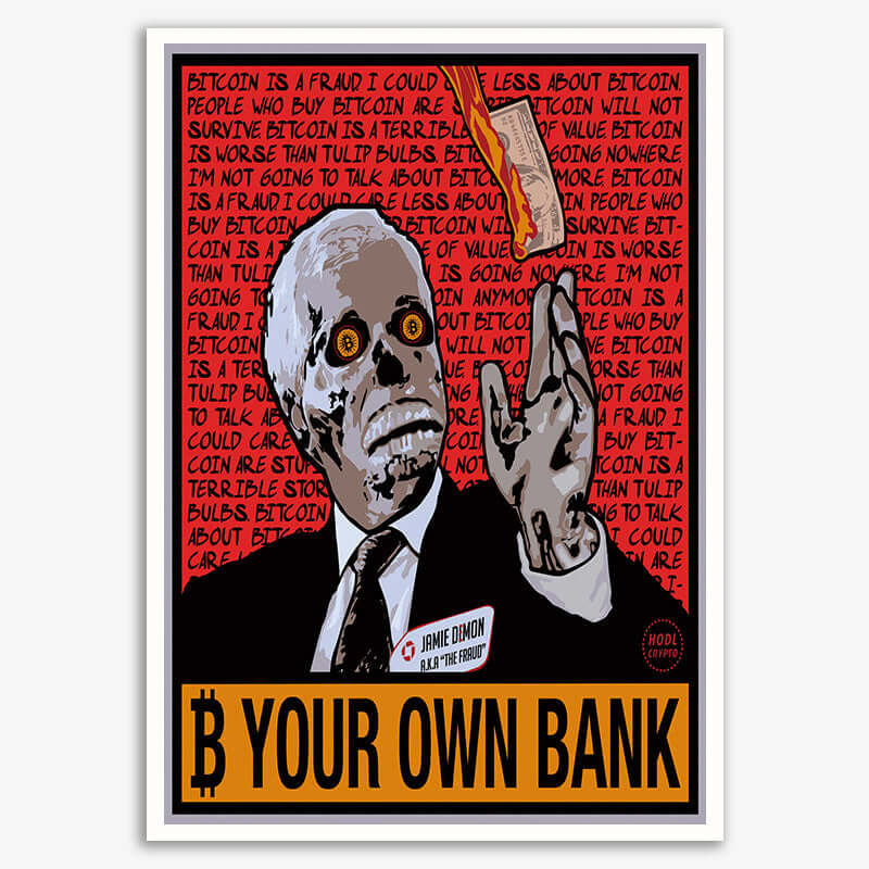 Bitcoin and Cryptocurrency Satires Board