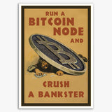 Quadro Sátiras Bitcoin e Criptomoedas
