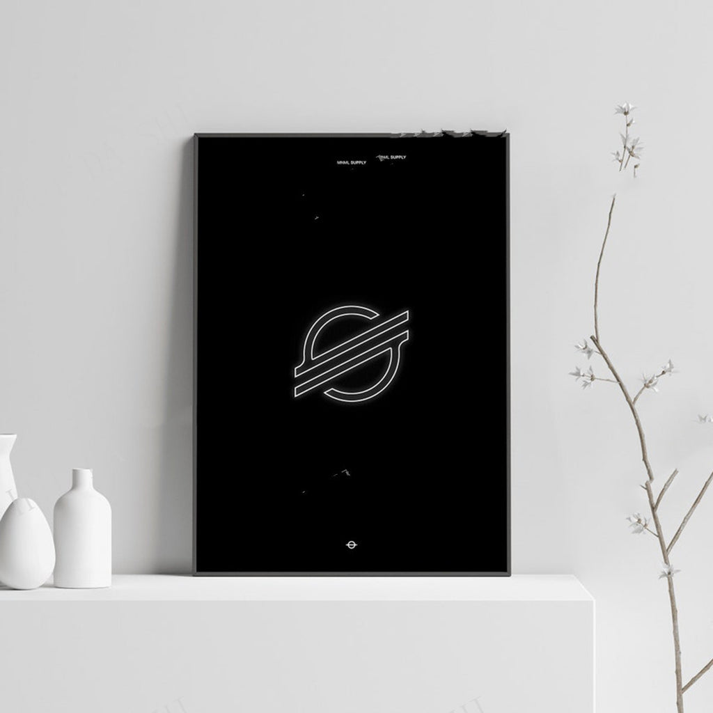 Crypto Holographic Poster Art Board 