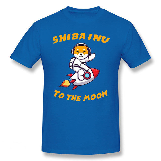 Camisa Shiba Inu Na Lua