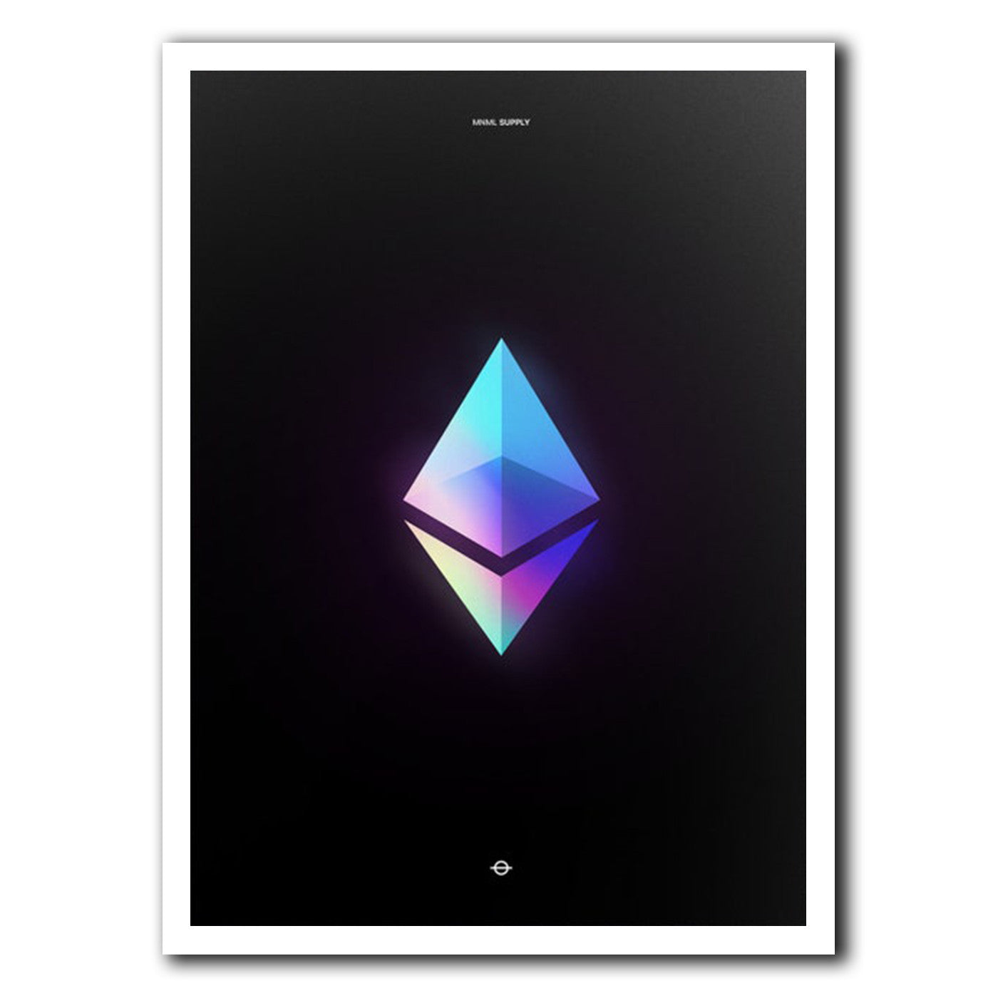Crypto Holographic Poster Art Board 