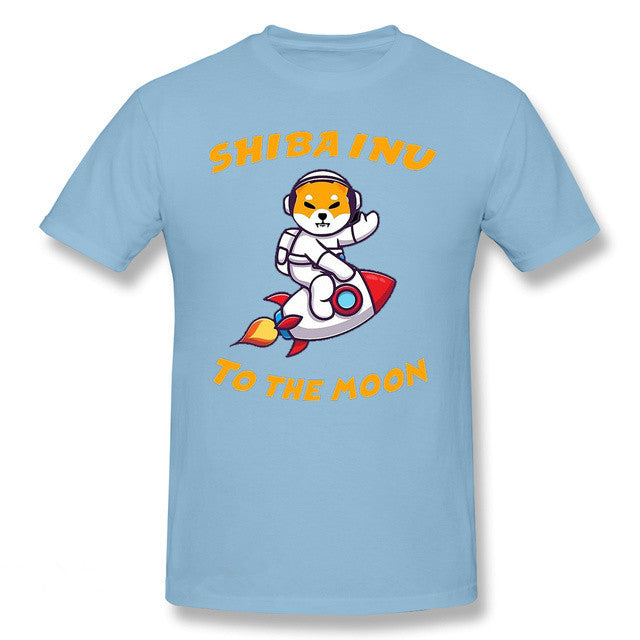 Camisa Shiba Inu Na Lua