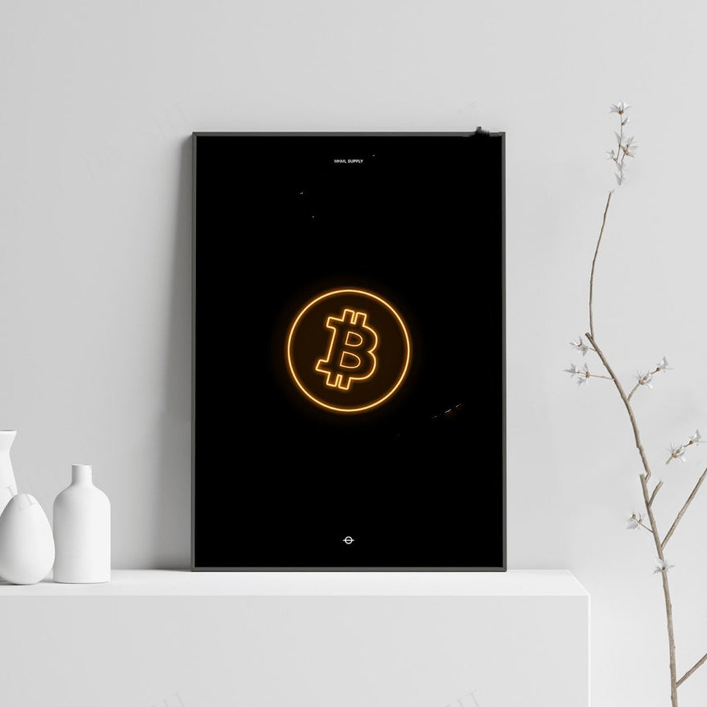 Crypto Holographic Poster Art Board 