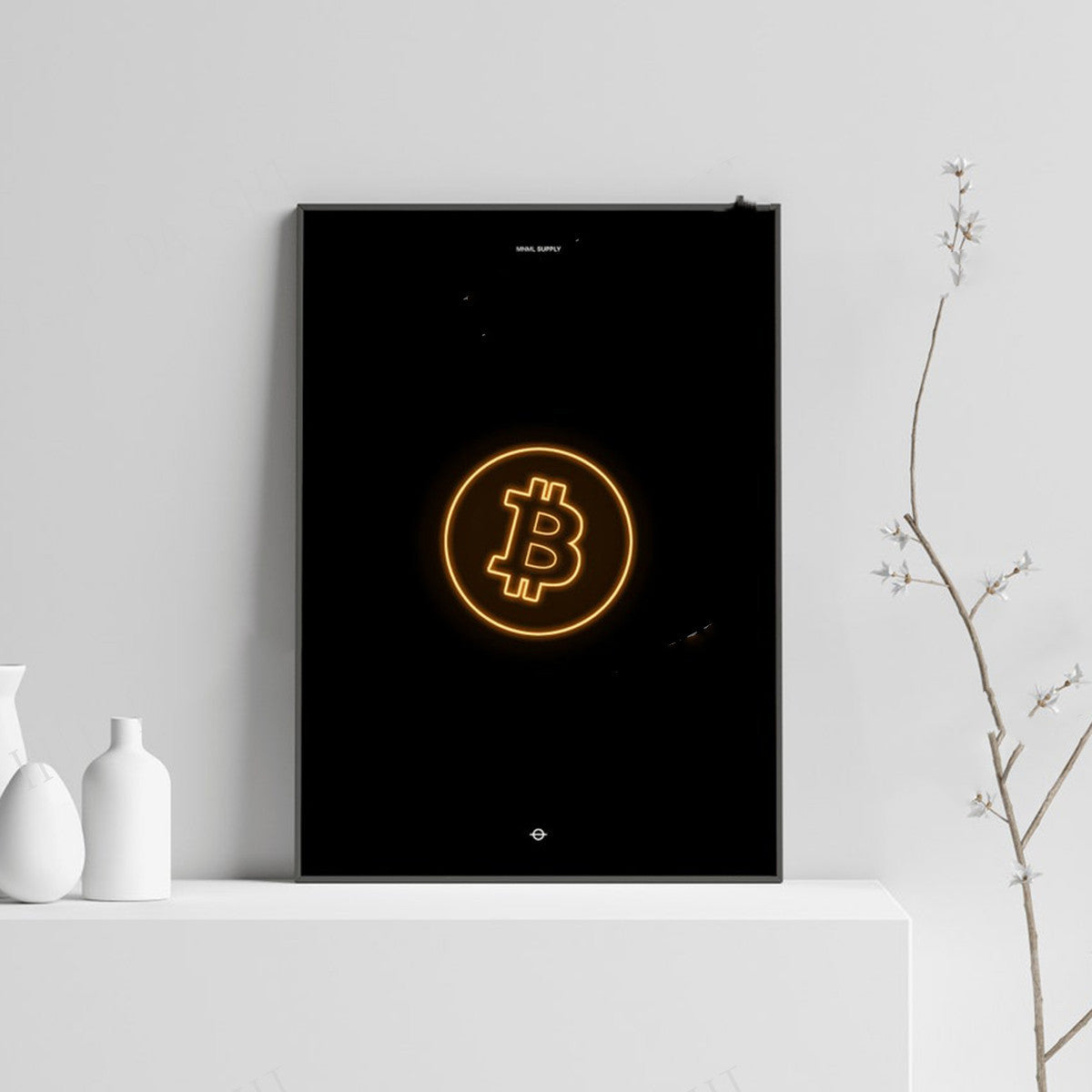 Crypto Holographic Poster Art Board 