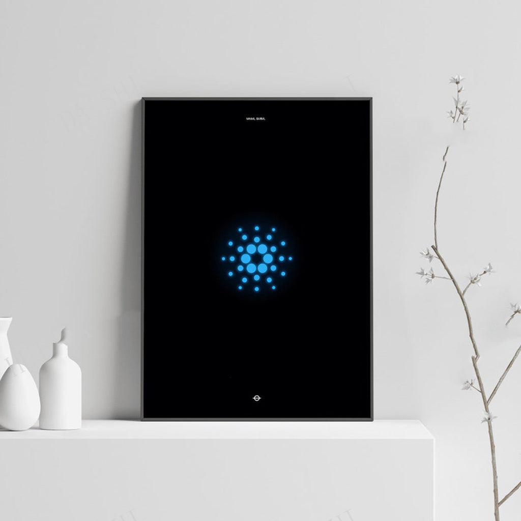 Crypto Holographic Poster Art Board 