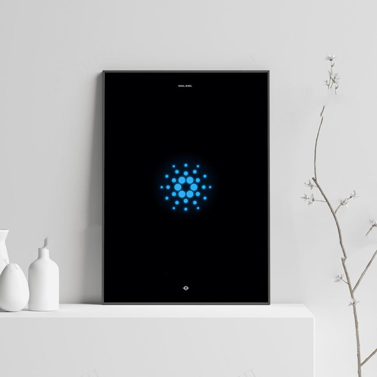 Crypto Holographic Poster Art Board 