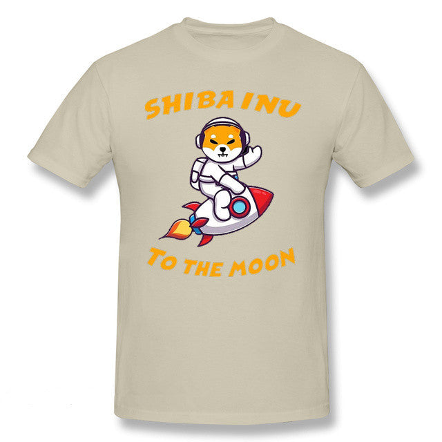 Camisa Shiba Inu Na Lua